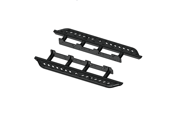 Pro R Side Steps 4TH GEN 4RUNNER ALUMINUM STRAIGHT SLIDERS – Greenlane Offroad