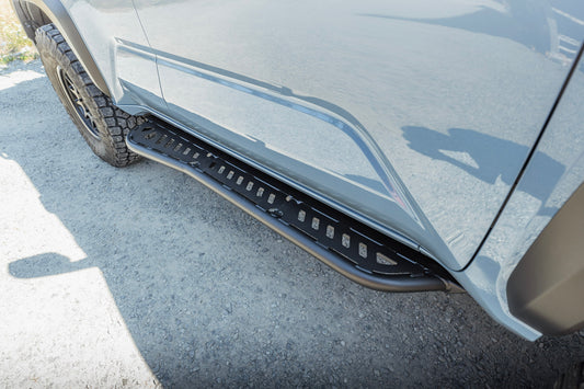 6TH GEN 4RUNNER ALUMINUM SLIDERS WITH REAR KICK OUT