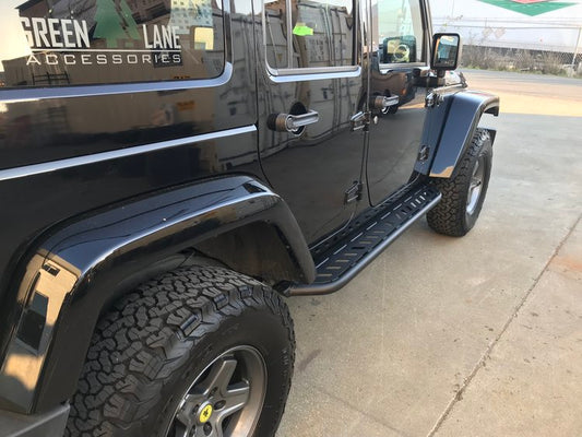 JEEP JK 4-DOOR ALUMINUM SIDE STEPS